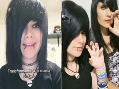 Mexicana transforma a su mamá en emo y se vuelve viral en Ti